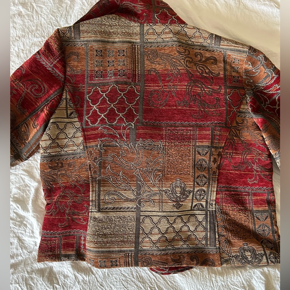 Beautiful Vintage Ladies Zip Up Jacket By Molly A… - image 6